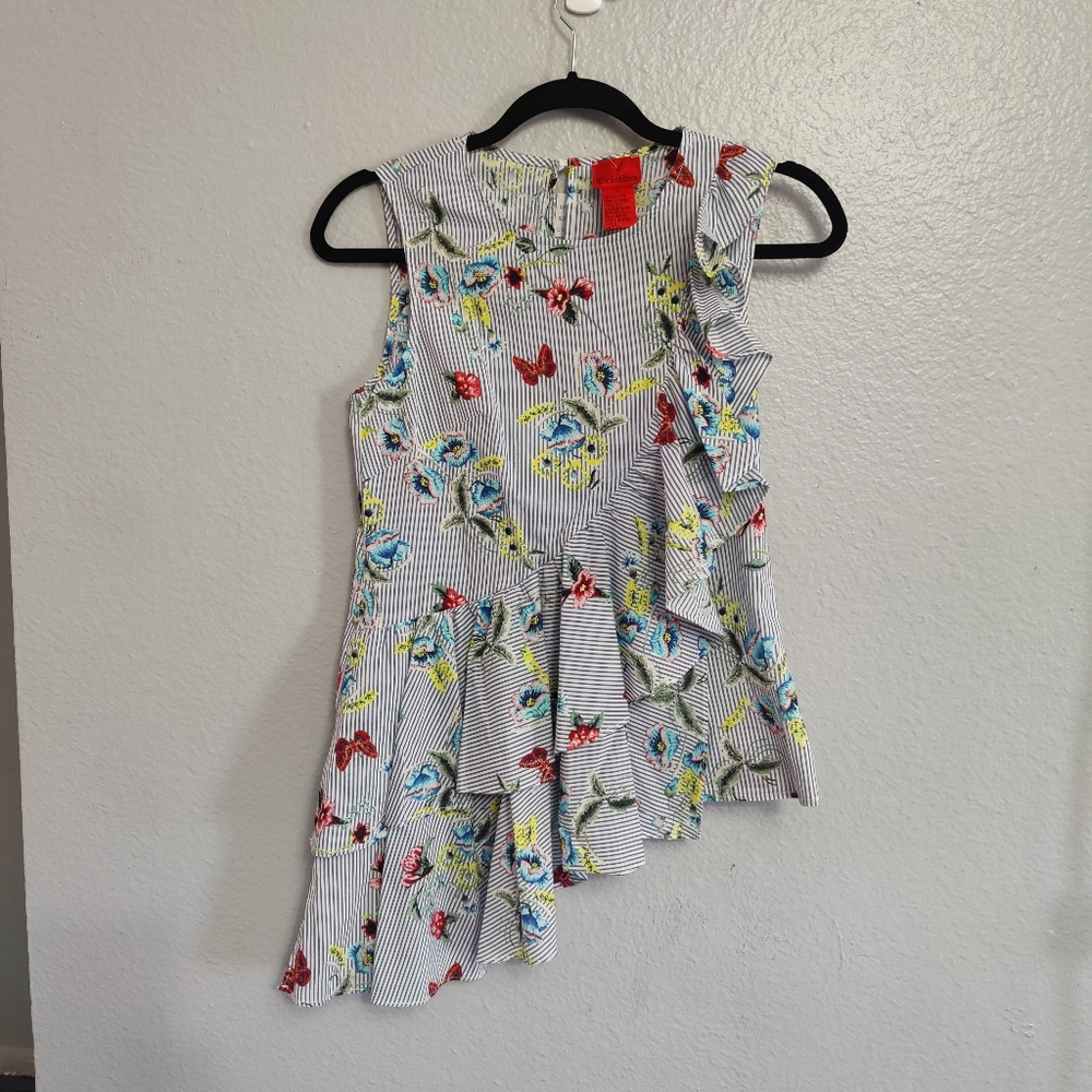V Cristina Women's Dress Top Size S